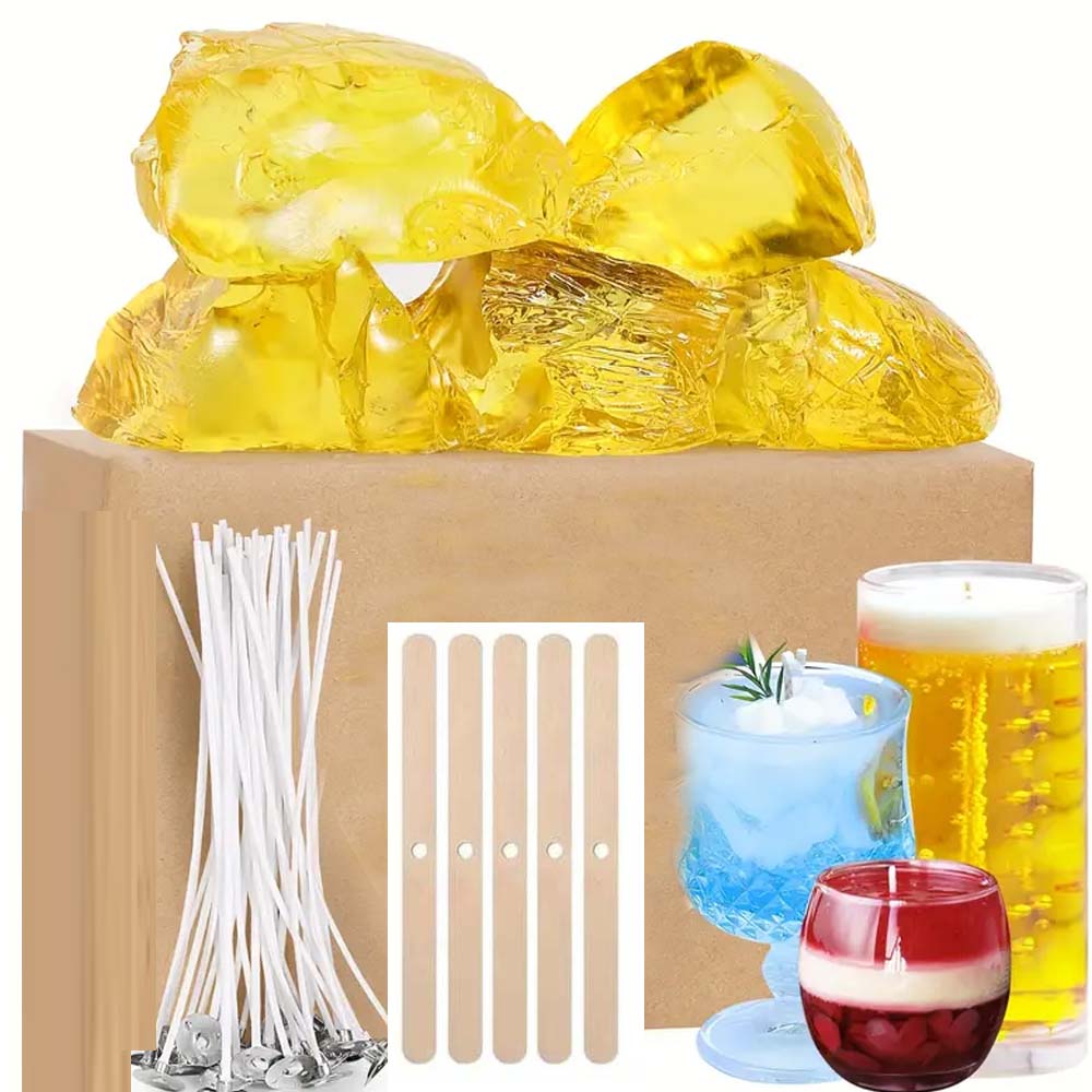 Candle Making Workshop - 200 г желтого прозрачного геля-желе-воска для