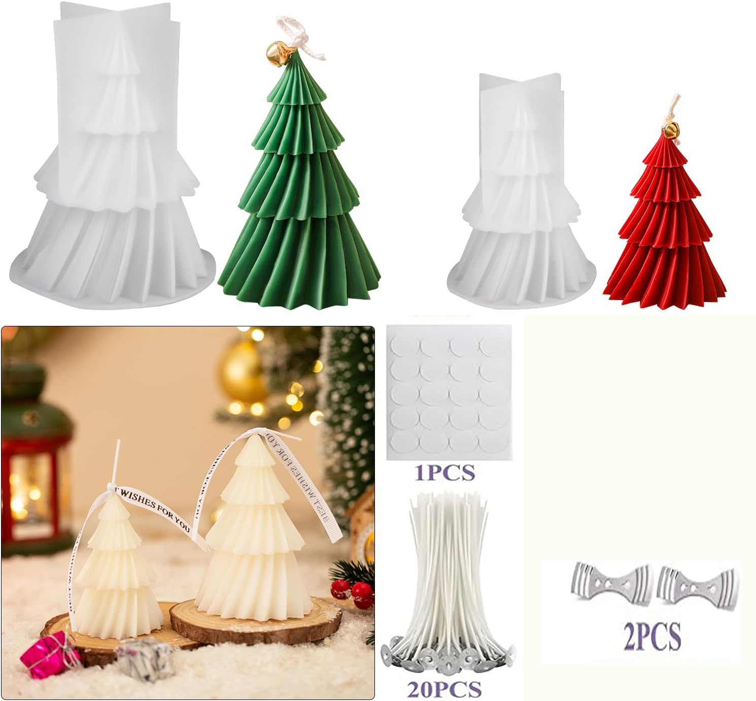 Candle Making Kit Xmas - Набор для изготовления силиконовых форм для