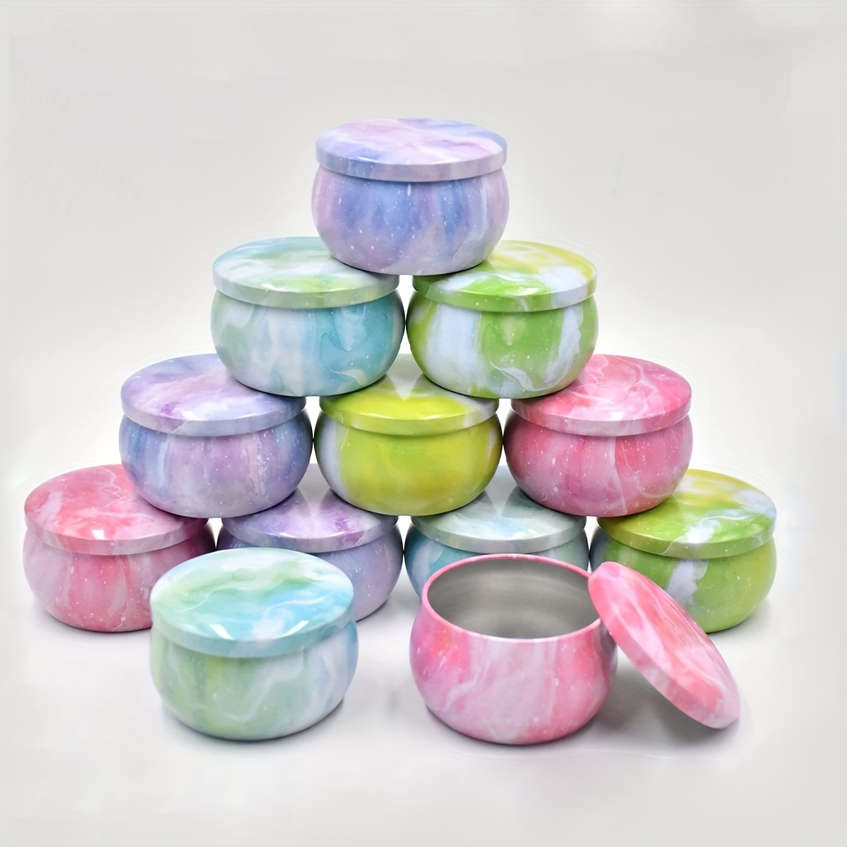 Candle Making Jars - Металлические пустые баночки для свечей с