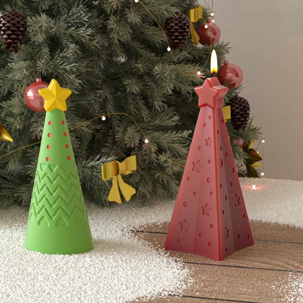 Candle Making Kit Xmas - Новая силиконовая форма для рождественской свечи