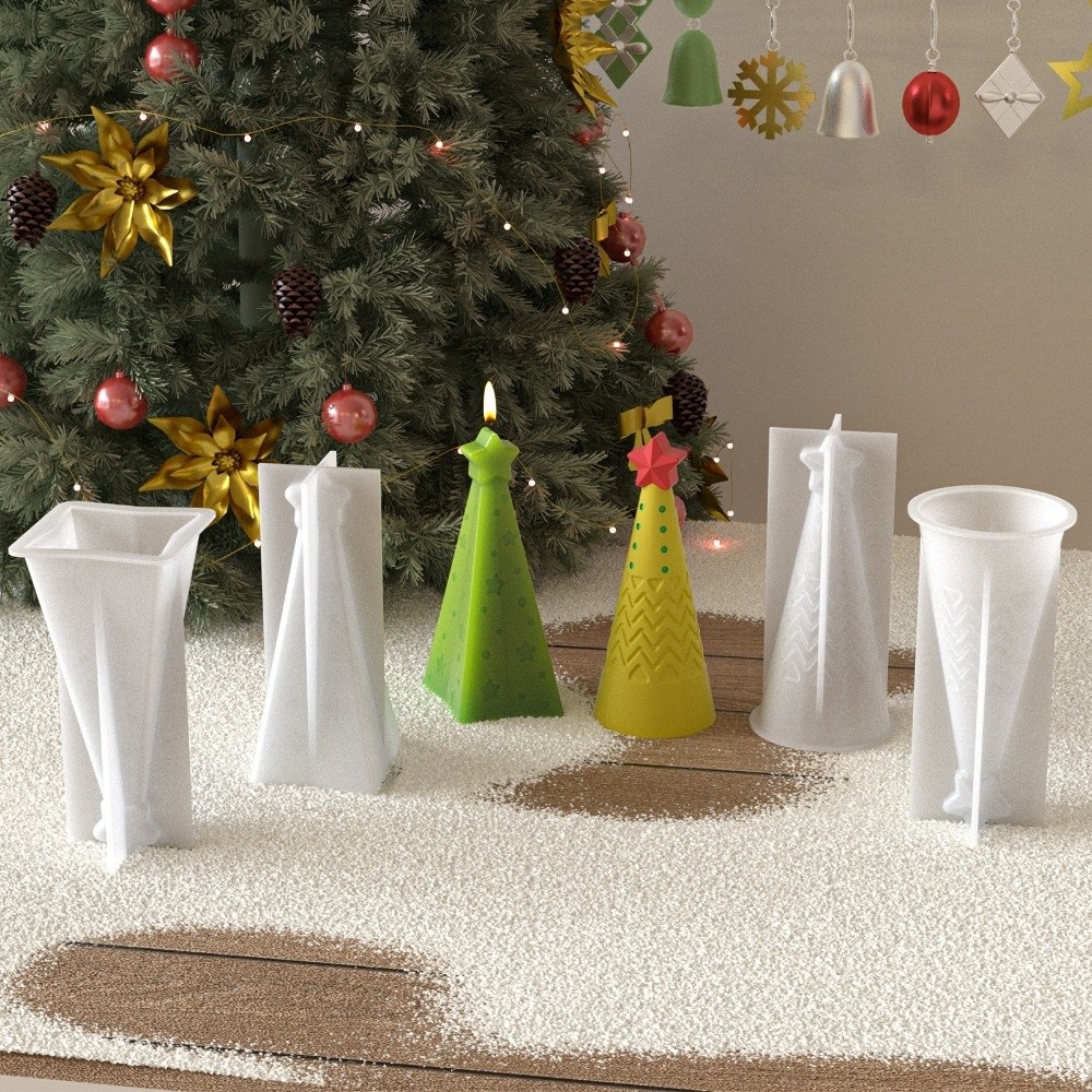 Candle Making Kit Xmas - Новая силиконовая форма для рождественской свечи
