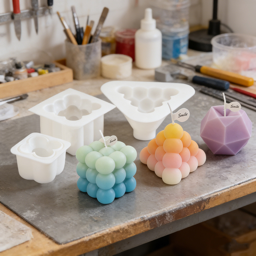 Candle Making Workshop - Набор силиконовых форм для свечей 3D