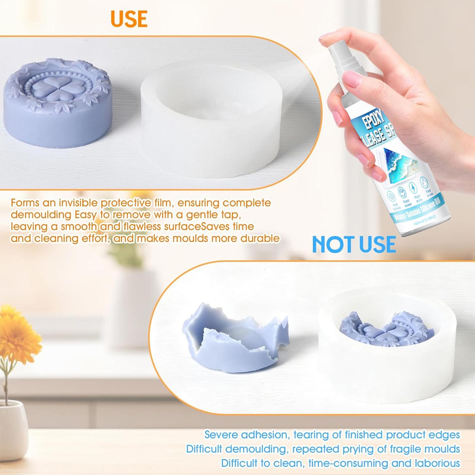 Силиконовый спрей-разделитель  – обзор и цена Candle Mold Silicone