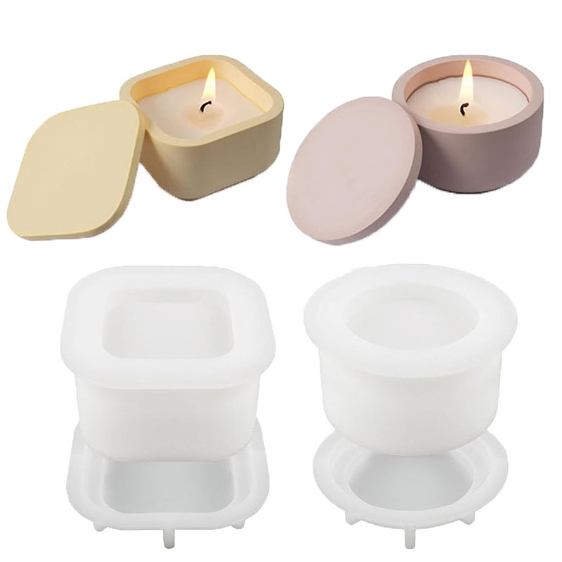 1 комплект силиконовой формы д – обзор и цена Candle Making Jars