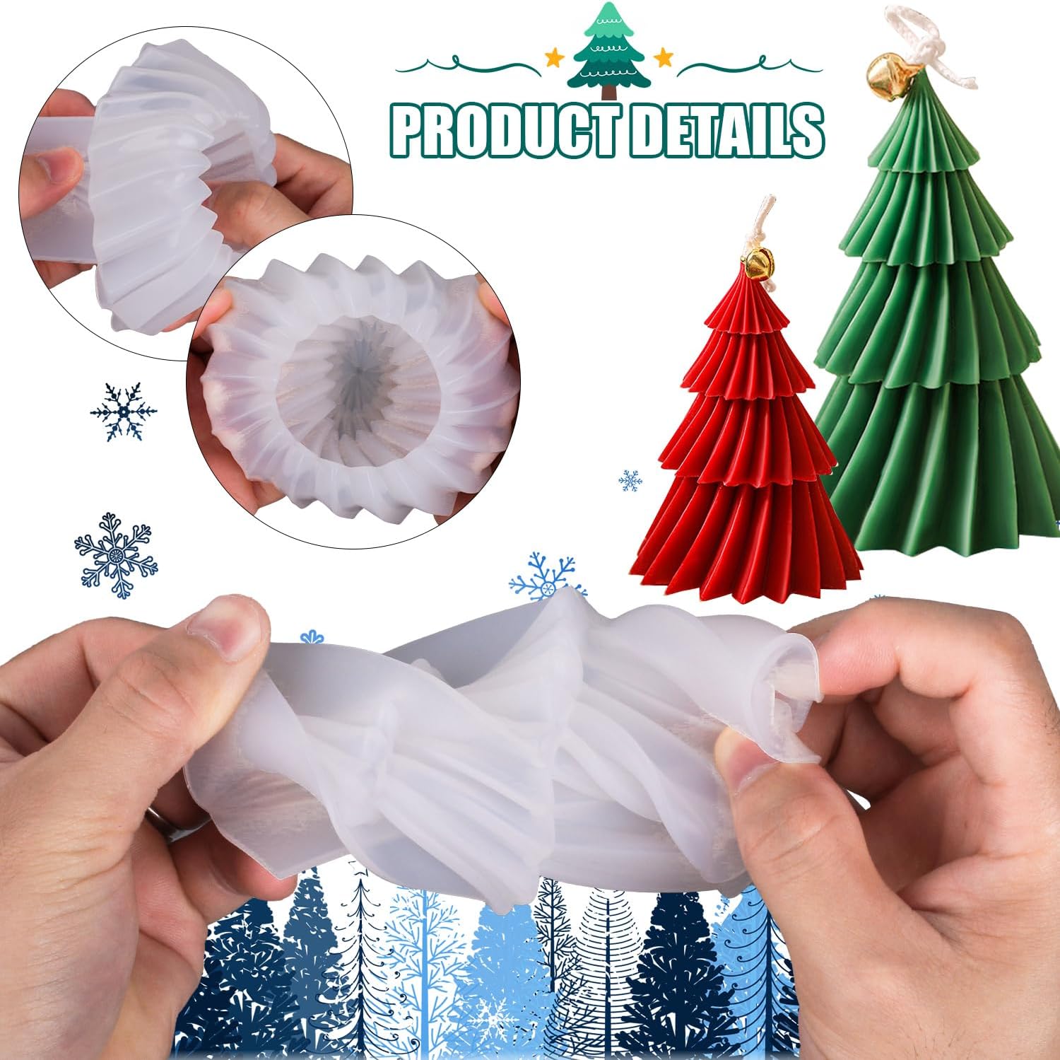 Набор для изготовления силикон – обзор и цена Candle Making Kit Xmas