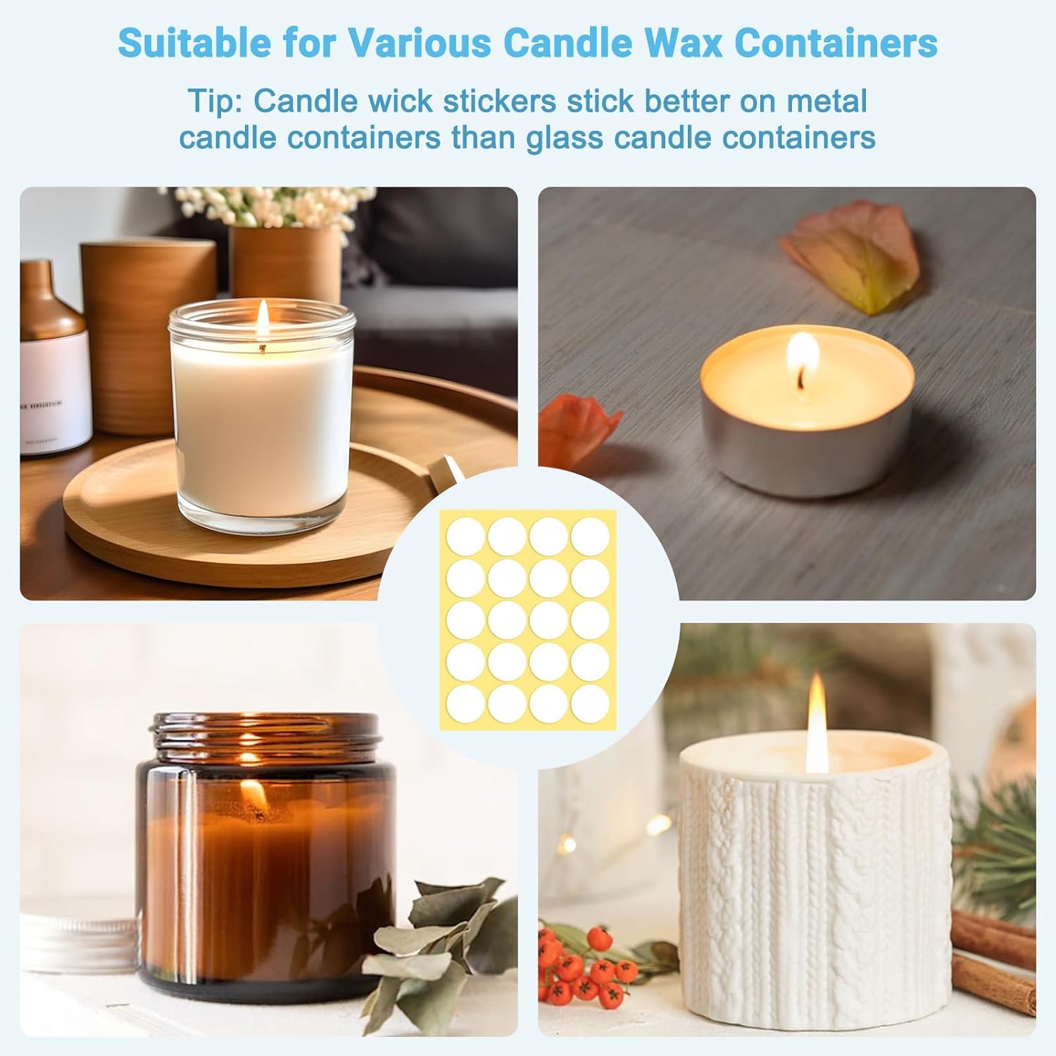 400 шт./100 шт. наклейки на фи – обзор и цена Candle Making Workshop