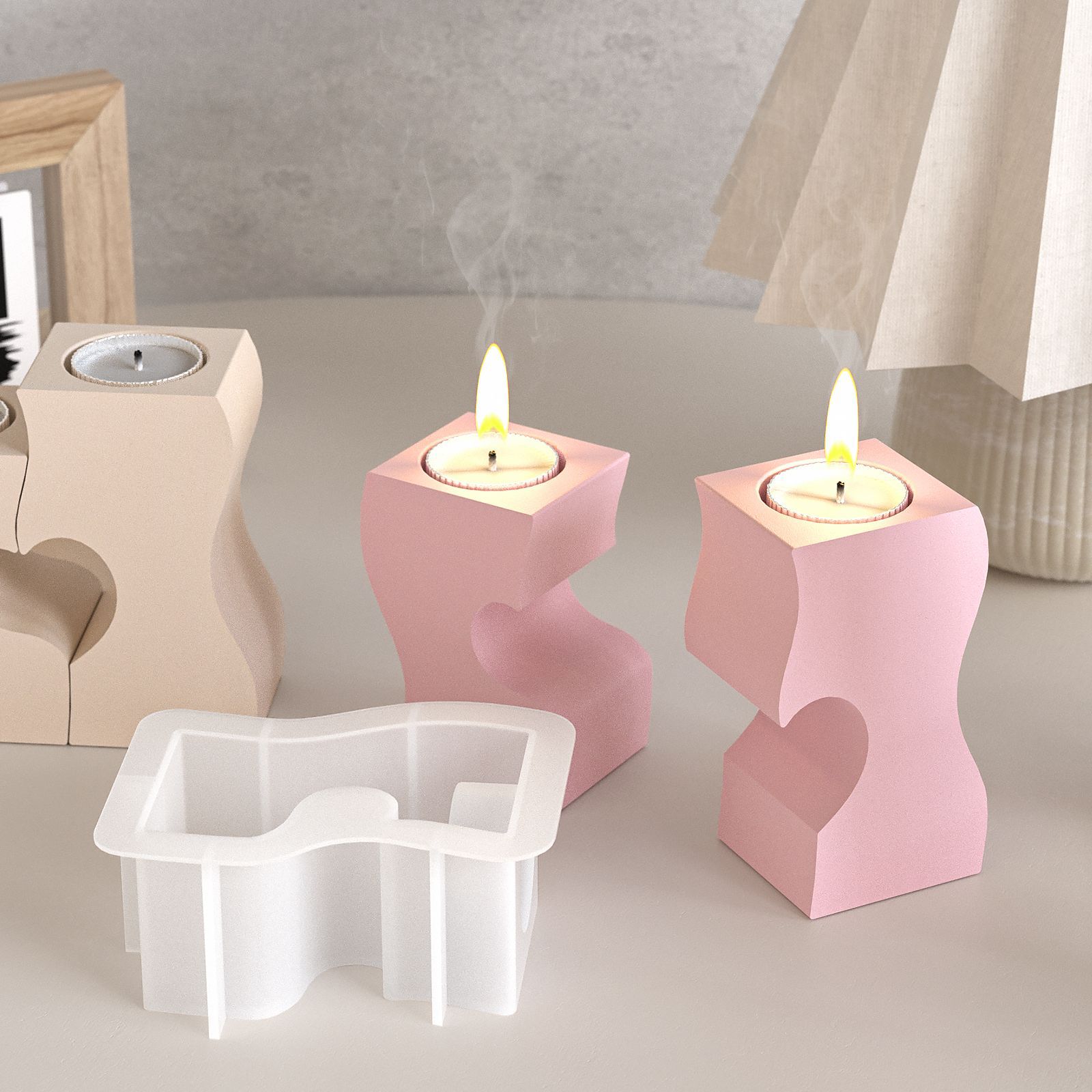 S сердце подсвечник силиконовы – обзор и цена Candle Mold Silicone
