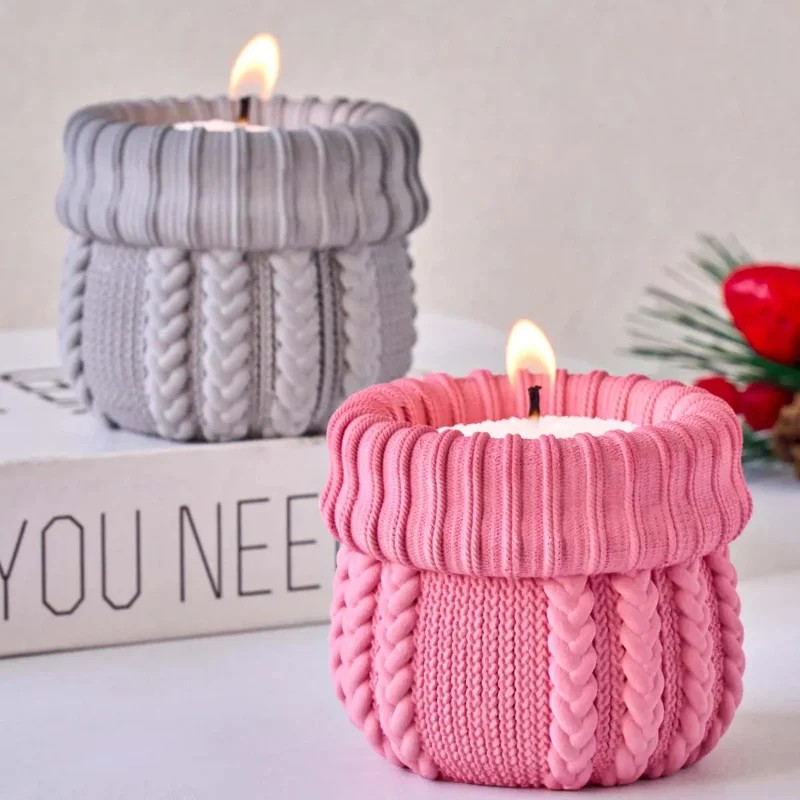 Силиконовая форма для вязаных  – обзор и цена Candle Making Yarn