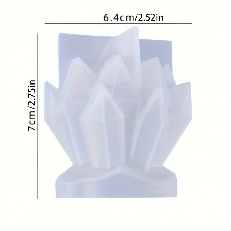 1 szt. Kryształowy klaster Dek – обзор и цена Candle Mold Silicone