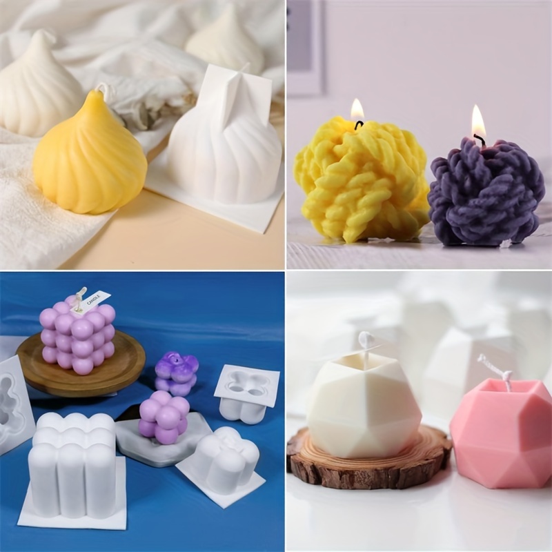 Набор из 6 силиконовых форм дл – обзор и цена Candle Making Yarn