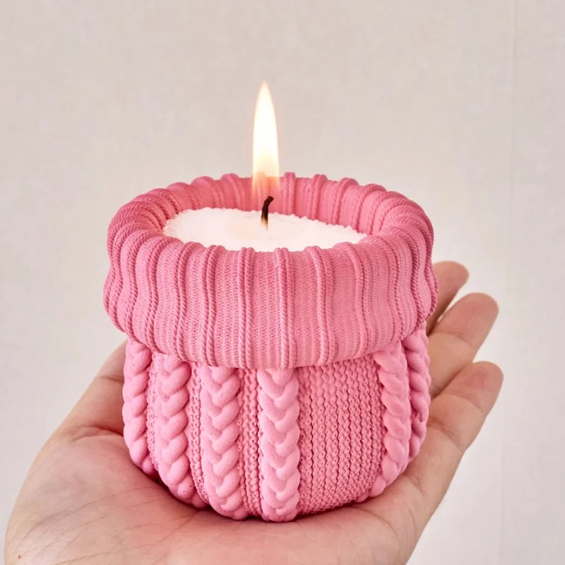 форма для свечей из вязаной пр – обзор и цена Candle Making Yarn