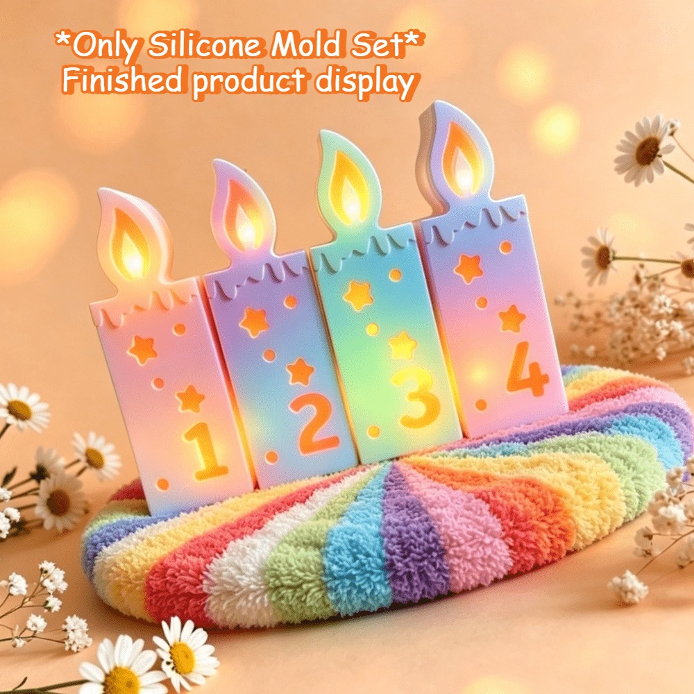 Набор силиконовых форм для све – обзор и цена Candle Making Kit Xmas